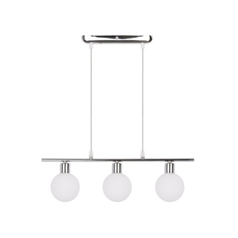 Oden lampa wisząca chromowy 3x40w g9 klosz biały Oden lampa wisząca chromowy 3x40w g9 klosz biały