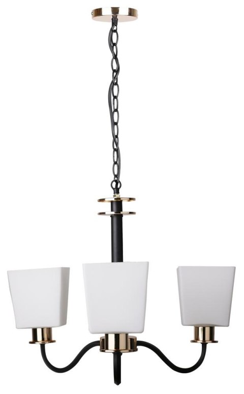 SCHUBERT LAMPA WISZĄCA 3X40W E27 CZARNY SCHUBERT LAMPA WISZĄCA 3X40W E27 CZARNY