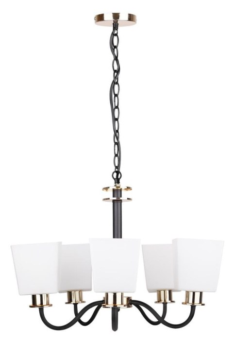 SCHUBERT LAMPA WISZĄCA 5X40W E27 CZARNY SCHUBERT LAMPA WISZĄCA 5X40W E27 CZARNY