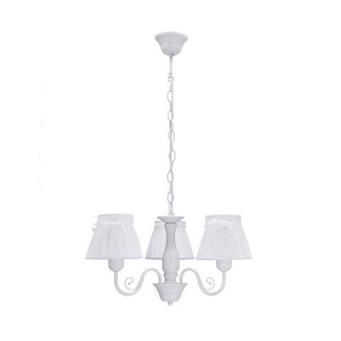 ZEFIR LAMPA WISZĄCA 3X40W E27 BIAŁY