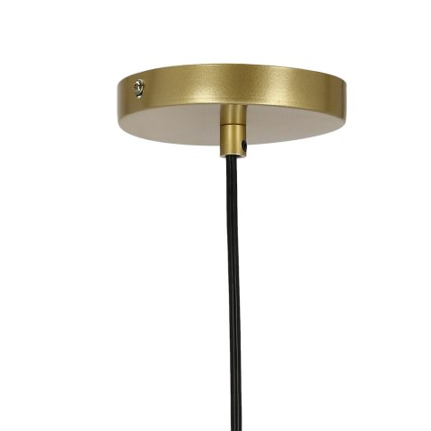 Lampa wisząca CORDEL elegancka - złoty mosiądz z białymi kloszami kulkami - nowoczesne oświetlenie salonu 2x G9 LED