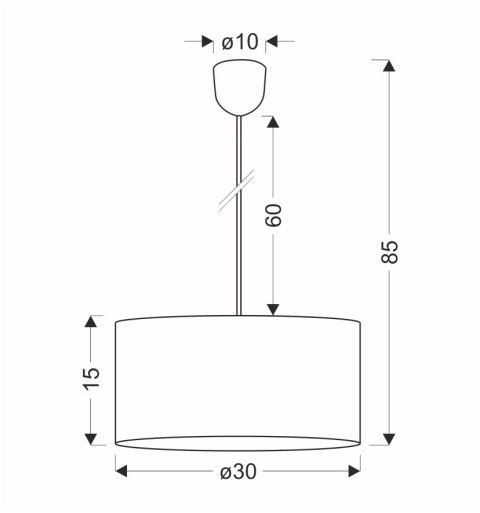 Papirus lampa wisząca 1x60w e27 abażur beżowy Papirus lampa wisząca 1x60w e27 abażur beżowy