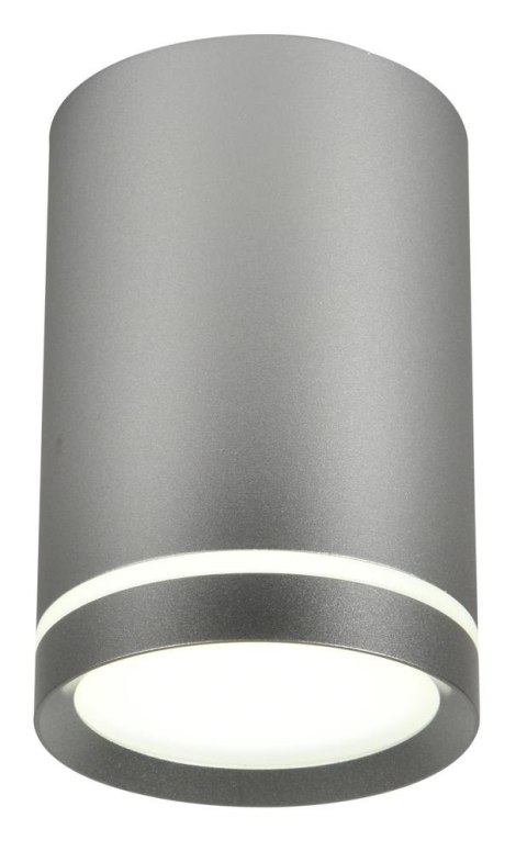 TUBA LAMPA SUFITOWA 1X15W GU10 6,8/10 SREBRNY MATOWY TUBA LAMPA SUFITOWA 1X15W GU10 6,8/10 SREBRNY MATOWY