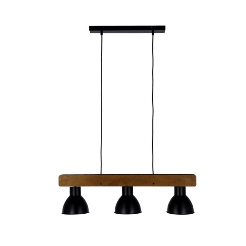 VARIO LAMPA WISZĄCA 3X60W E27 CZARNY