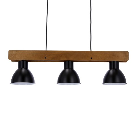VARIO LAMPA WISZĄCA 3X60W E27 CZARNY