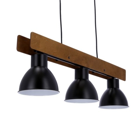 VARIO LAMPA WISZĄCA 3X60W E27 CZARNY
